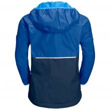 Jack Wolfskin Regenjacke Rainy (wind- und wasserdicht) coastalblau Kinder